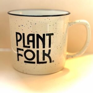 Plant Folk ceramic speckled mug